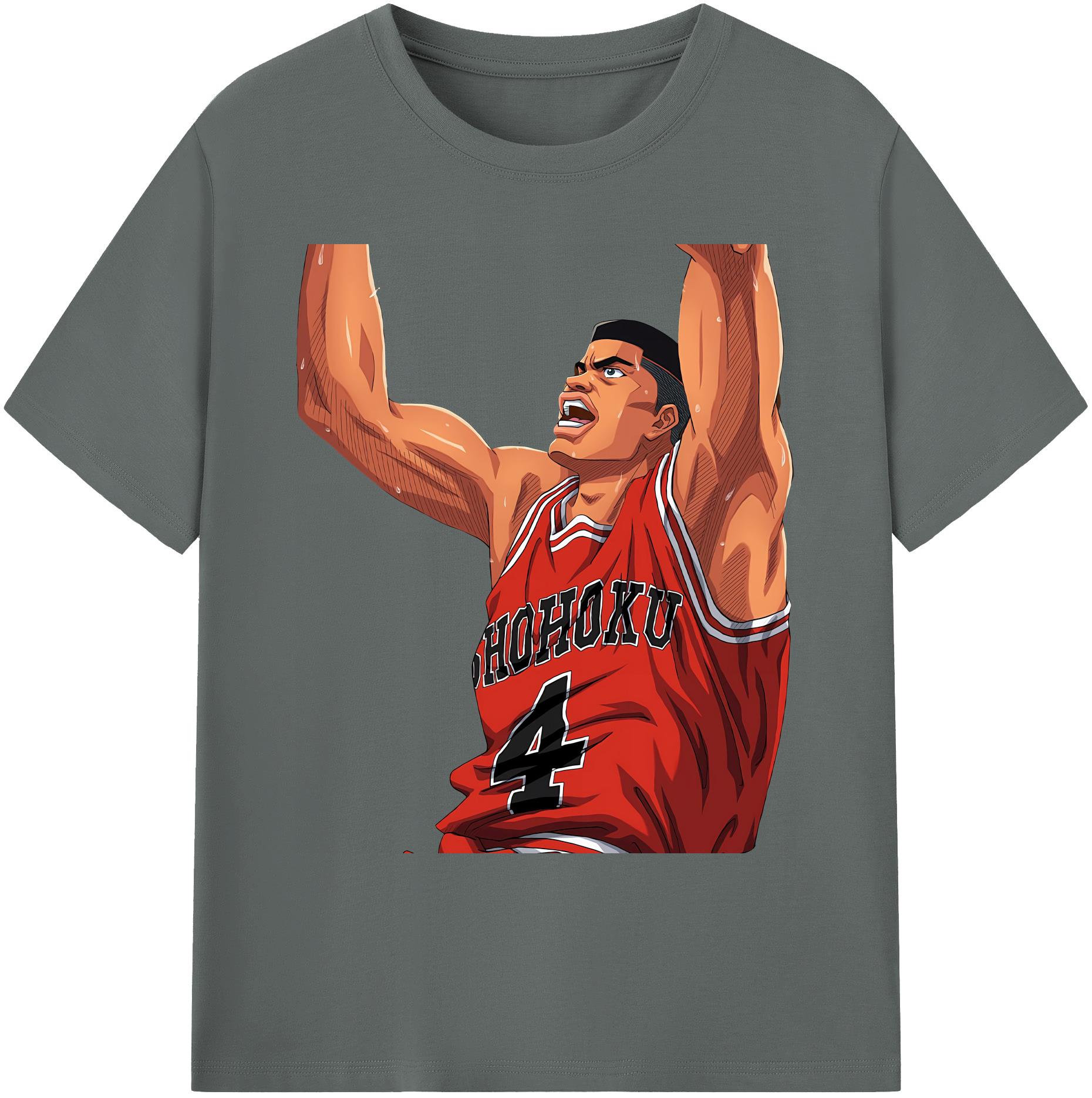 （画像用） SLAM DUNK／スラムダンク 綿100％ メンズ半袖Tシャツ｜肌触りやわらか＆通気性